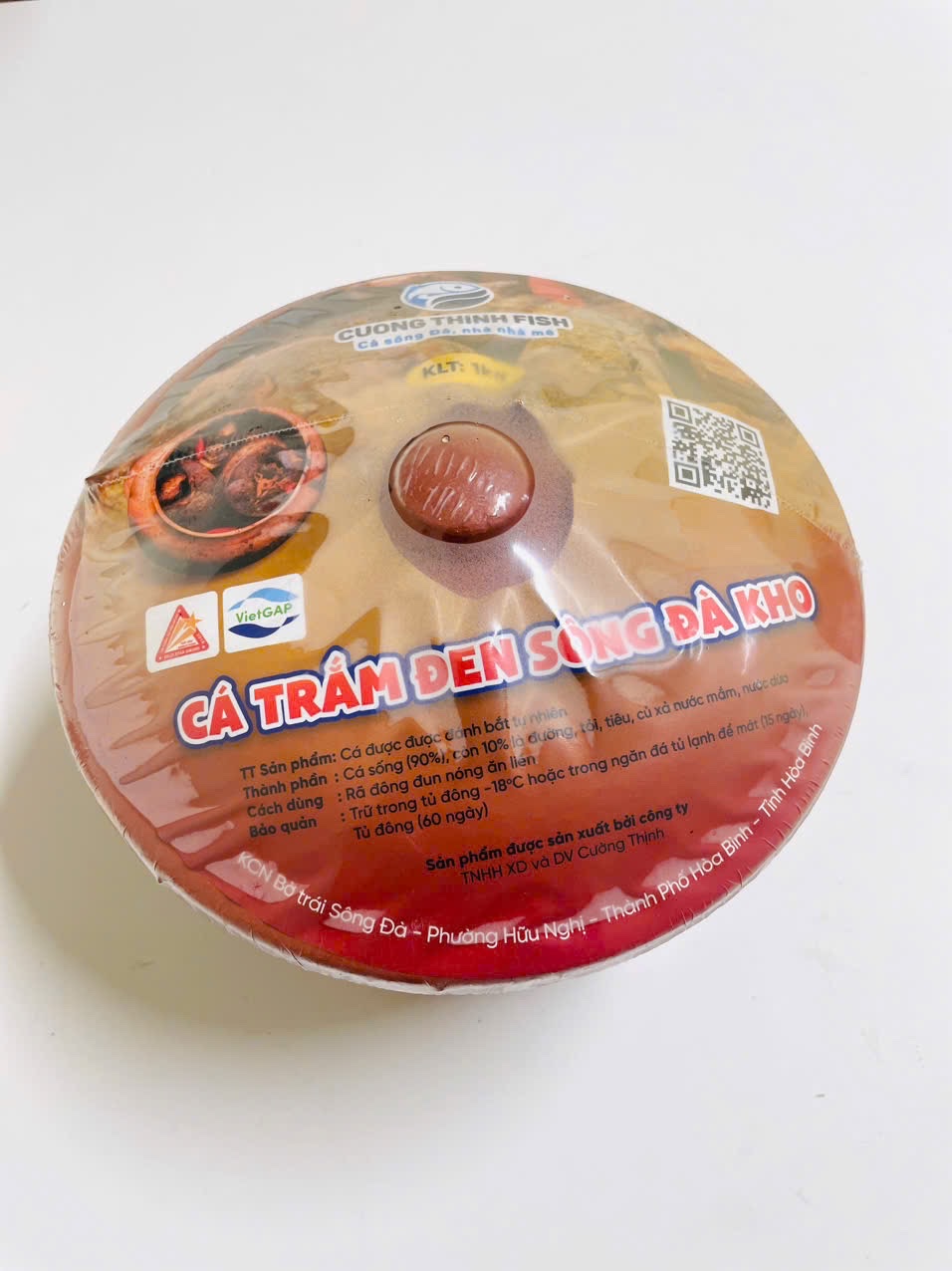 Cá Trắm đen sông Đà kho